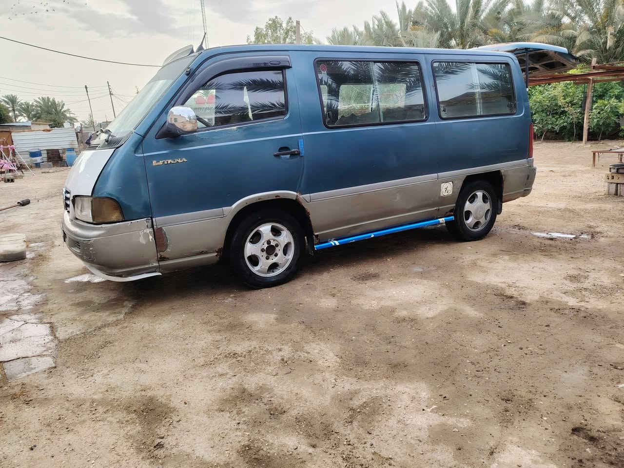 سلام عليكم ستانه موديل95 كفاله لاضربه ولا صبغ مكينه وكير جدد حداديه تخم تاير كله جديد كله جديد مكان طويريج السعر 45  وبيها مجال مصفره هيئه ومرور 
***********
