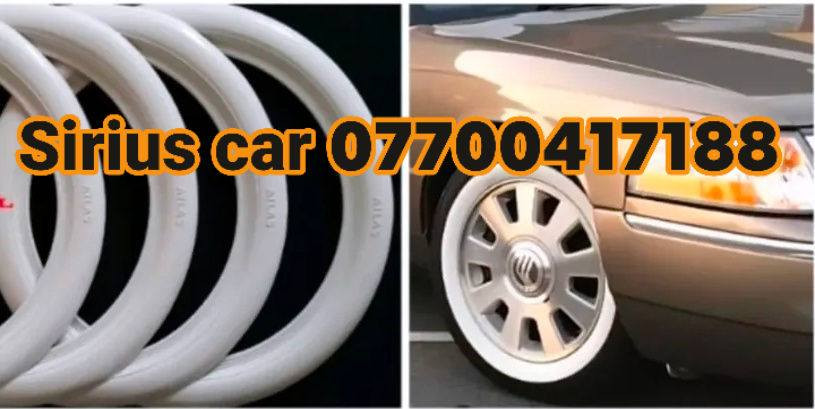 سلام عليكم 
لعشاق التمييز الكلاسيكي
توفر اطار اطلس ابيض لإضافة شكل كلاسيكي للتاير
متوفر جميع الأحجام 
طريقة التثبيت لصق على التاير
بغداد زعفرانية *********** 
يوجد توصيل
