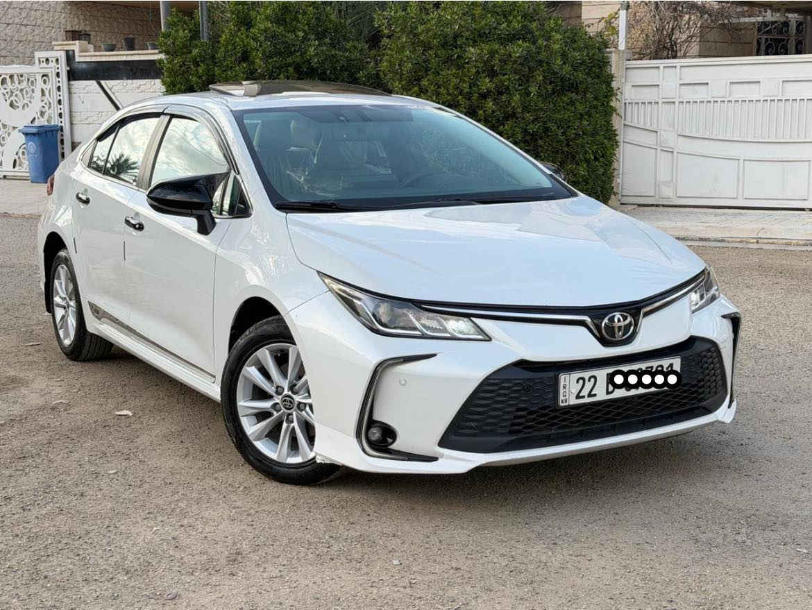 السلام عليكم
للبيع كورلا ساز ٢٠٢٣بانزين 

رقم اربيل تحويل ثاني يوم 

فتحه 
بصمه ابواب بصمه تشغيل 
حساس امامي خلفي 
ويل كروم 
لايت زنون 
شاشه كبيره 
ماشيه ٢٤الف كيلو 
٣انضمه قياده 

ملاحضه كفاله عامه 

مكاني بغداد حي الاعلام 
***********
***********
