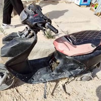 دراجه البيع فراشه  بيه خيط بخار تشتغل الدراجه ابيع كوم حديد السعر 150و...