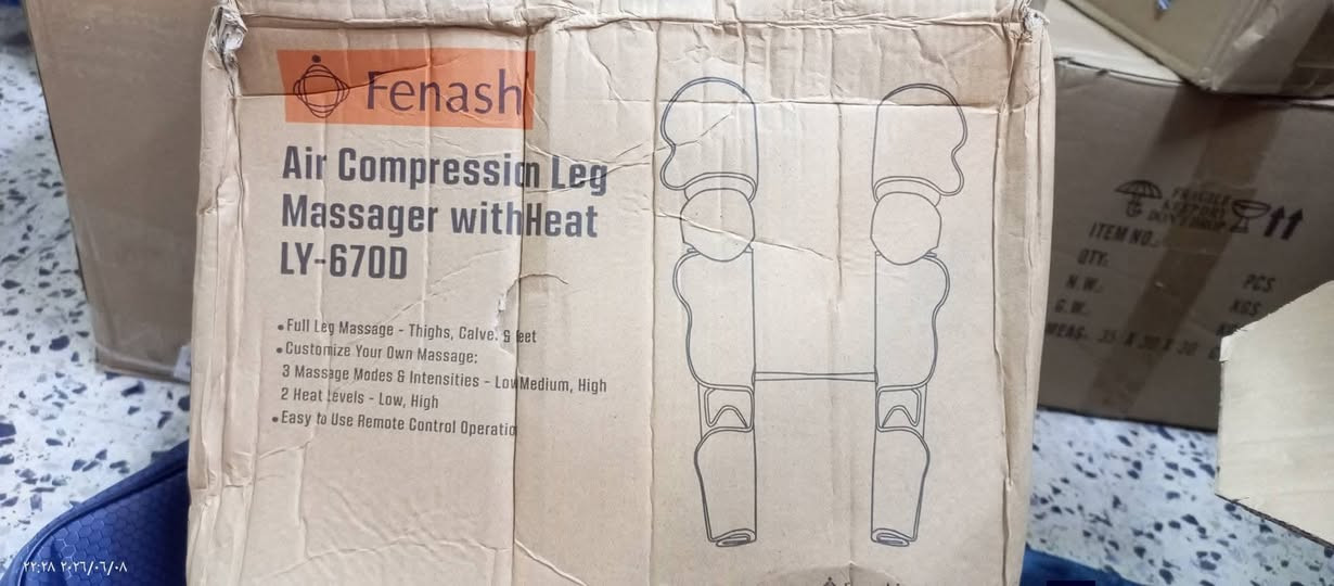 جهاز تدليك الساقين بالضغط الهوائي مع خاصية التسخين من العلامة التجارية Fenash.يتميز بلفائف قابلة للتعديل تغطي القدمين، والساقين، وحتى الفخذين.يوفر 3 مستويات شدة مختلفة للتدليك (منخفض، متوسط، مرتفع) لتحسين الدورة الدموية وتخفيف التوتر.يعمل الجهاز عبر وحدة تحكم محمولة تتيح تخصيص أوضاع التدليك ودرجات الحرارة السعر 45


**إذا كنت صاحب هذا الإعلان وتريد حذفه لأي سبب، رجاءا أرسل رسالة إلى الدعم الفني**