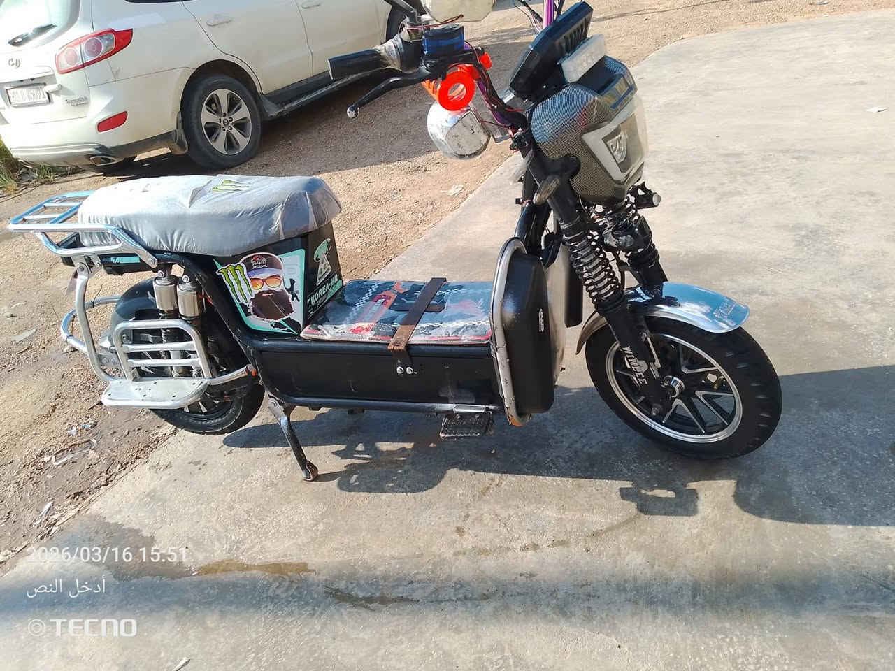 السلام عليكم دراجه جبلي ام ار موديل 2025دراجه حلوه ونضيفه بطاريات 6ثنين بيهم نفخه للبيع 600بيهه مجال للشراي الرقم الهاتف ***********
