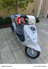 ماكس منغولي للبيع اللون ابيض🤍 الداجه مكفوله من كلشي الدراجه صالهة ٣ اش...