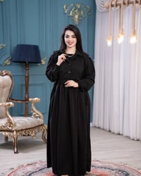 🖤 فستان أسود يتكون من قطعتين، سواد فاحم  تصميم أنيق وفخم يليق بكل الأذ...