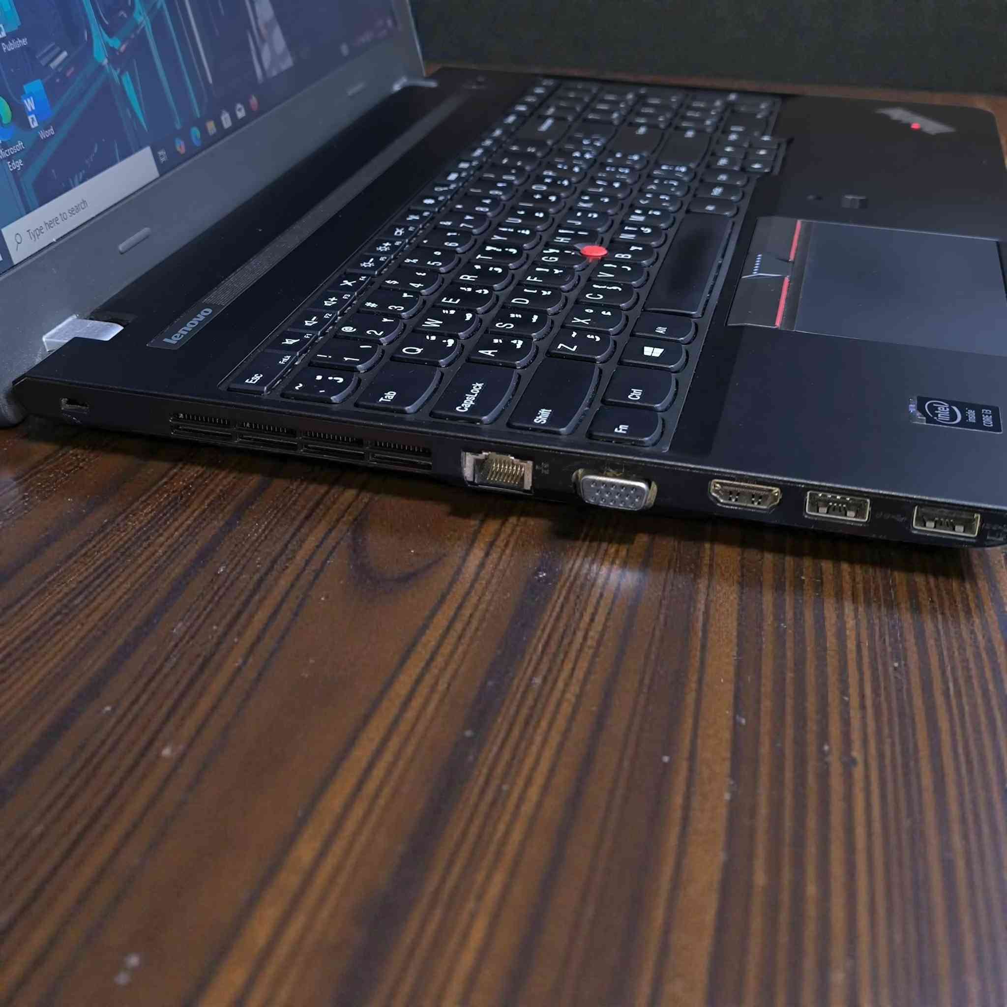 ⭐حياكم الله زبائننا الكرام توفر حديثاً لابتوب. 
Lenovo ThinkPad E550
⚙️ المعالج: كوراي 3 – الجيل الرابع
🧠 الرام: 4 كيكا – ددر3
💾 الهارد: 120 كيكا – SSD السريع
🖥 حجم شاشة عملاق: 15.6 انج
🎮 كرت شاشة داخلي: انتل كرافيس بحجم (4GB)
المن تفيد؟
✔️ طلاب
✔️ موظفين
✔️ شغل مكتبي وبرامج أوفيس
✔️ تصفح، إنترنت، ودراسة
حاسبة عملية واعتمادية للاستخدام اليومي
🎁 الملحقات: ✔️ شاحن Lenovo أصلي
✔️ حقيبة لابتوب
✔️ ماوس + ماوس باد
💰 السعر: 140 ألف
🚚 توصيل مجاني
📍 العنوان: بغداد – الأمين الثانية – نواب الضباط
للتواصل عبر ماسنجر الصفحة أو واتساب:
📞 ***********
