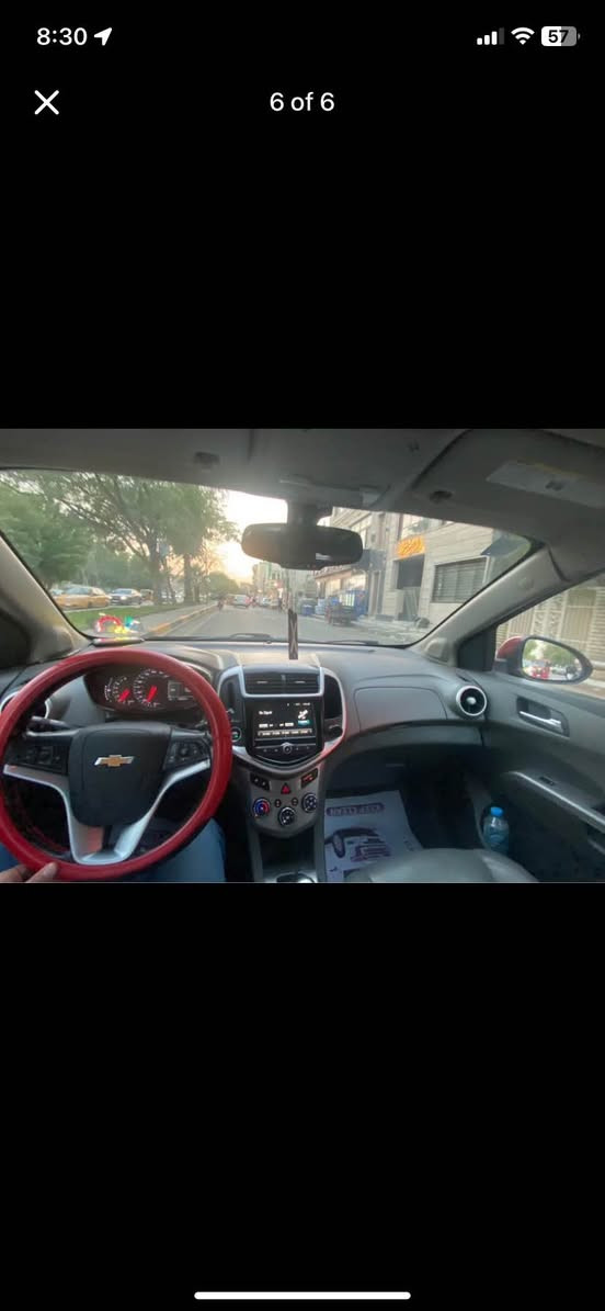شوفرليت سونك ٢٠١٧ مكينة ١٤٠٠ تيربو جديدة صارلهه كم شهر 
تبريد شغال
صدرهه حلو 
صبغ قمارة بسبب الجراد و صفحة يمنه
السيارة نظيفة بشكل عام  السعر ٧٥ قففففل 
اذا تريد تعامل لا تخابرني 😅
*********** بغداد, العراق
