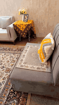 طقم كنب • قماش فاخر • جديد ٢٥ يوم