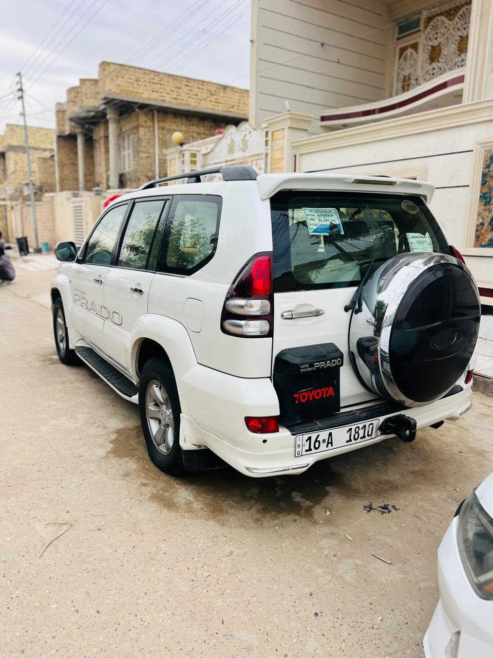 سلام عليكم سياره نوع برادو موديل 2008سياره جديده جهازه من كل الجهات مكينه حداديه كير شاشه حساسات سياره جديده كلش سياره6سلندر 7راكب كفاله عامه من الضربه والصبغ والتبديل سياره بيه مكانت تشليع صبغ بل بنيد والصبغ  تبريد ثلج تدفه  المكان ميسان الستفسار (***********)
