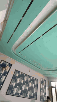 ديكورات جبس بورد باحداث تصميمات ودقه وسرعه ف التنفيد اصباغ #بديل رخام ...