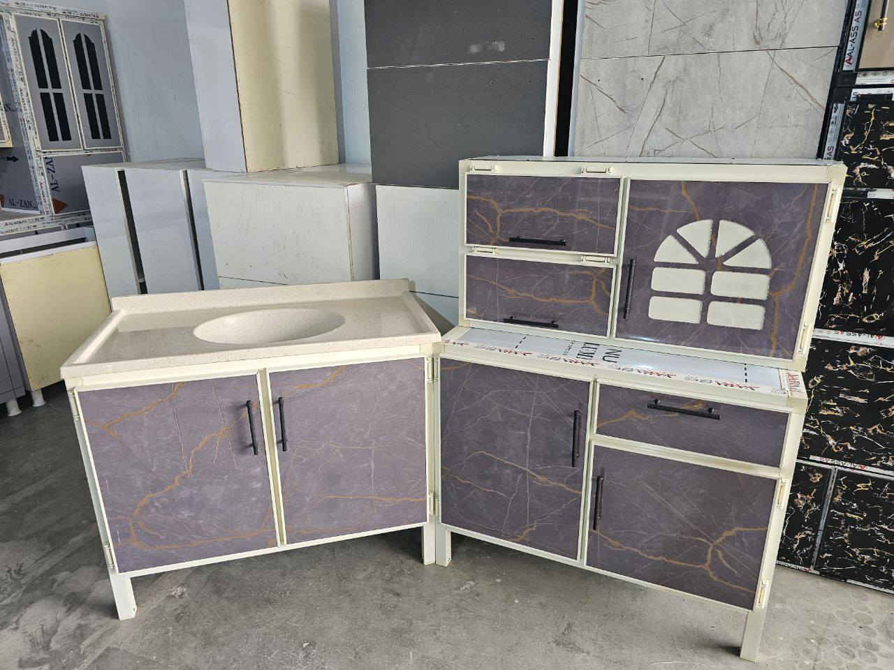 ما عليك بس  احجز والطلب يوصل لباب بيتك 🤗🌹🤗..
كاونتر ارضي وملحق متر    مع  سنك متر  مرمر
💥 (المنيوم سوكي)💥

كاونتر متر وملحق مع سنك متر 
♥️♥️السعر 175

التوصيل 🚚🚚
التوصيل 🚚🚚
بغداد داخل  مجاني

15 /اطراف  بغداد


**إذا كنت صاحب هذا الإعلان وتريد حذفه لأي سبب، رجاءا أرسل رسالة إلى الدعم الفني**