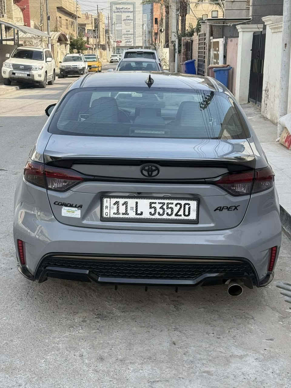 السلام عليكم كورلا Apex سبورت موديل 22 ماشيه 16 ميل لون سمنتي مميز قماره سوده بلادي كت لحايه بلادي وبيها صوت بلادي  شادلها ستيرن ب 9 ورقات مكينه 2000 كير 10 نمر سياره كلش جديده ومميزه حادثها بابتين وجاملغ خلفي بدون يرباك كما موضح بلصوره رايدها 162 بيها مجال مكاني بغداد السيديه الاستفسار ***********
