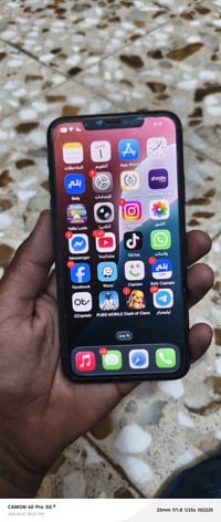 آيفون ١١ برو ماكس • شاشة مبدلة ابل • بطارية ٧٣