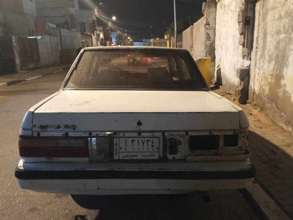 السلام عليكم سياره البيع الموديل 84سوبر محرك وكير كفاله حداده حلوه كهربائية نص ونص شقاه راعي موجودة بس ماوصله محرك 2500 تيرات حلوات جام شقال العنوان حي المهندسين الغبله السعر 17 بيه مجال قليل رقم الهاتف *********** البصرة, العراق
