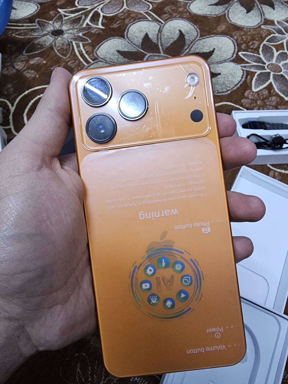 17 pro max التقليد مو الأصلي
اكرر تقليد مو اصلي
السعر 120


**إذا كنت صاحب هذا الإعلان وتريد حذفه لأي سبب، رجاءا أرسل رسالة إلى الدعم الفني**