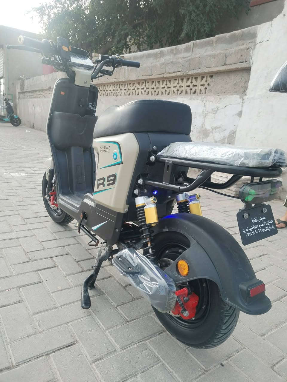 دراجة شحن R9مديل 2026بطاريات دبل كبار 32 غراضها كاملة عنوان البصرة القبله 
***********
