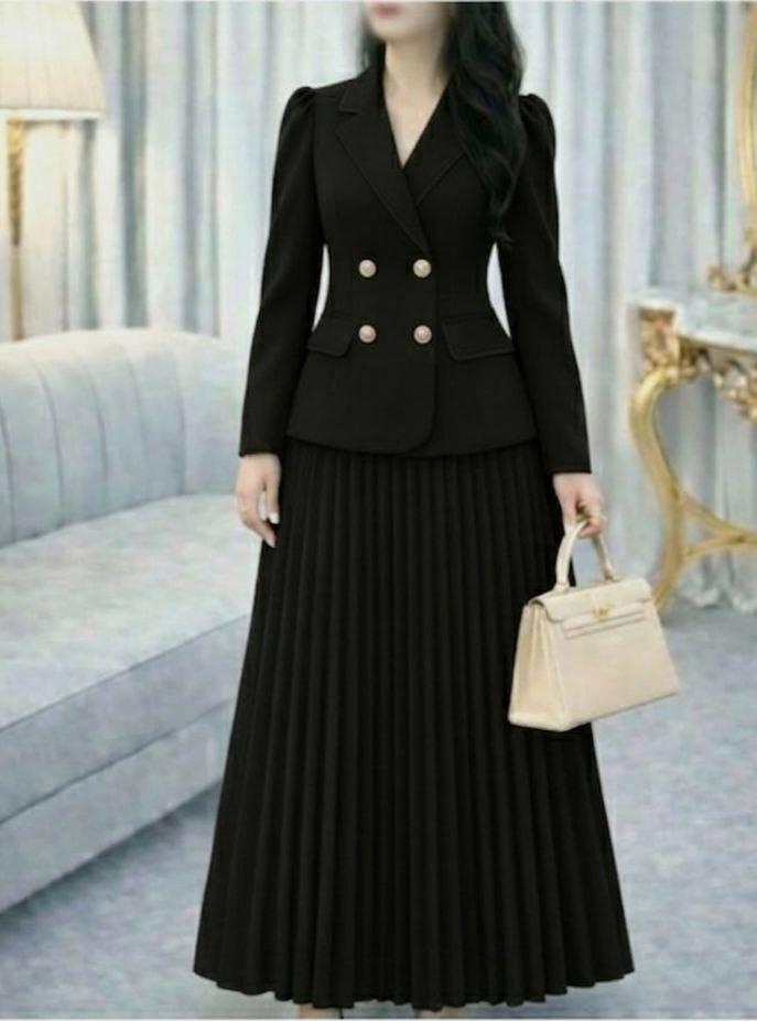 نقدم طقم فخم وانيق بتصميم راقي 😍
ينفع للدوام للطلعات مناسبات والتخرج🎓

*الطقم مكون : ستره وتنورة 😍
القماش الاصلي كوالتي عالي جدا

* ستره مبطنه طول 75 سم
تنورة طول 105 سم كمر سحاب ولاستيك من الخلف 

* القياسات /
40/42/44/46/48/50 

* الوان / اسود نيلي رصاصي جوزي بنفسج وتركواز 
#للحجزوالاستفسارمراسلةدايراكت


**إذا كنت صاحب هذا الإعلان وتريد حذفه لأي سبب، رجاءا أرسل رسالة إلى الدعم الفني**