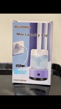 غسالة جواريب وملابس داخلية  غسالة جواريب صغيرة USB (Mini Laundry Cup) ...