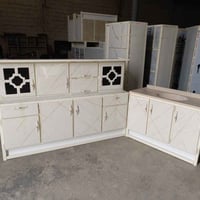 كاونتر ٢م ملحق ٢م • مرمر • توصيل مجاني بغداد