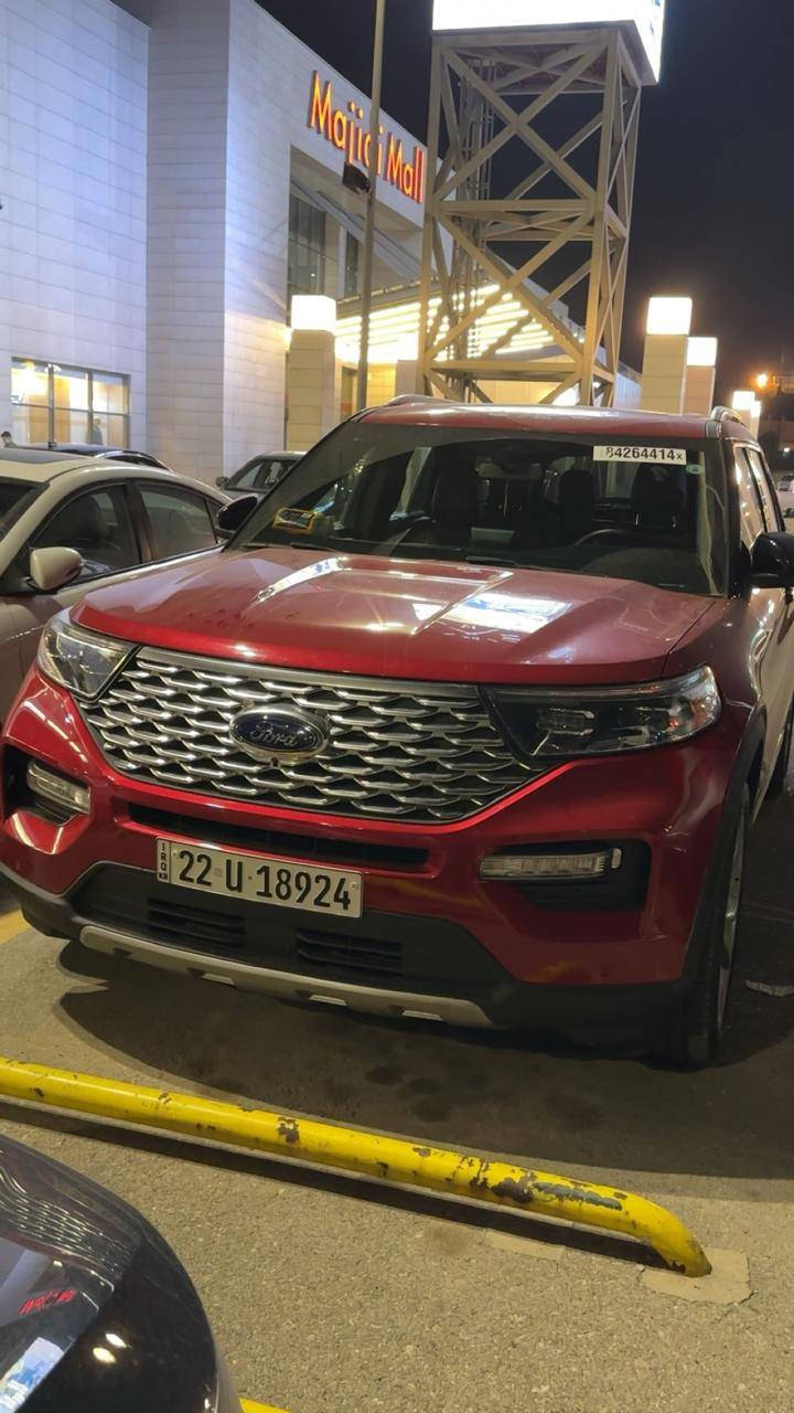 فورد اكسبلور موديل 2023
مواصفات PLATINUM فول مواصفات 1/1
رقم أربيل دولي سنوية جديدة 
حادثه تبديل باب بلادي طرف سكن بدون صبغ 
تعديل بارد جاملغ طرف سكن بدون صبغ فقط
محرك 6سلندر توين تيربو حجم 3000
مواصفات سقف  بانوراما 
7راكب سياحي تبريد مركزي 
مرايات كهربائية شفط
صندوق شفط 
شاشة كبيرة 
بصمة كهربائية تشغيل عن بعد 
بصمة تشغيل 
هاند بريك بصمة 
فورويل 4WD
كيجات ديجتال 
كشنات تدفئة تبريد امامي خلفي 
كير شفت ستيرين 
نظام اوتو بارك 
5كاميرات 360
شحن واير 
كاميرة أمامي خلفي جانبي 
نقطة عمياء 
تحديد سرعة مسار 
رادار أمامي خلفي جانبي حساسات أمامي خلفي 
اوتو ستارت ستوب 
كشنات VIP
ستيرن خزن تدفئة 
تبريد لمس 
لايتات زينون تحريك عدسة 
بعد هواي مواصفات ماشاءالله 
وارد أمريكي 
ماشية 6000 الف ميل
مكاني كركوك
الرقم *********** واتساب
