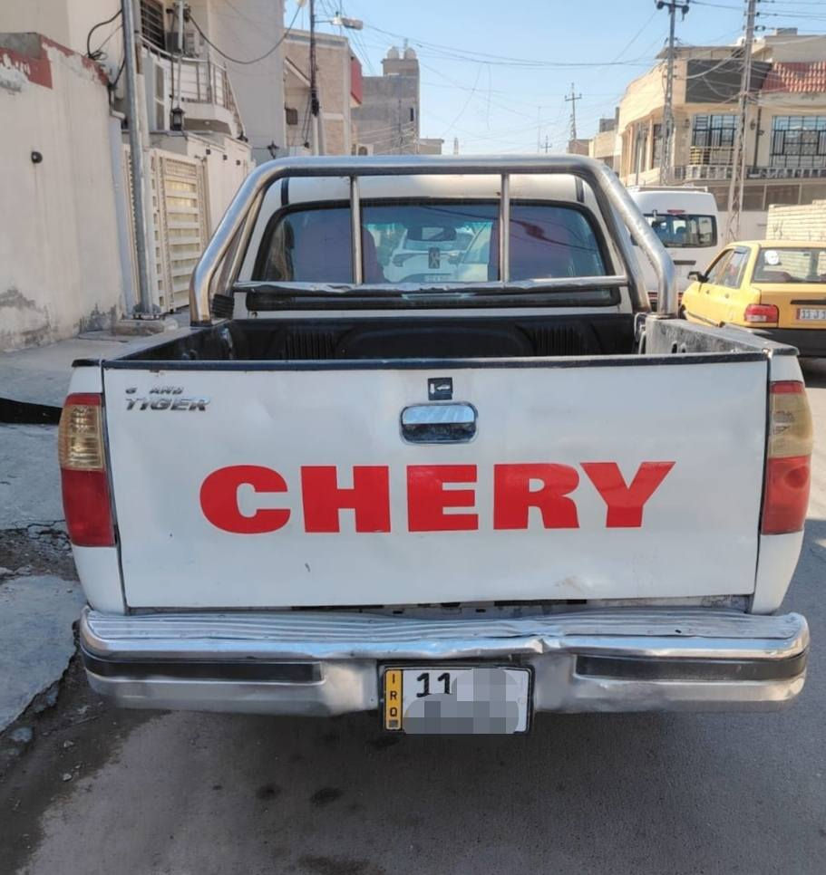 السلام عليكم
بيكب شيري  2012
 محرك. كير. شاصي. مكفولات
مكفولة من الضربة والكص
حدادية جيدة جدا
رقم بغداد انكليزي
مكانها بغداد
السعر  ٥٢
للأستفسار *********** متوفر اتصال. وات ساب. تلكرام
