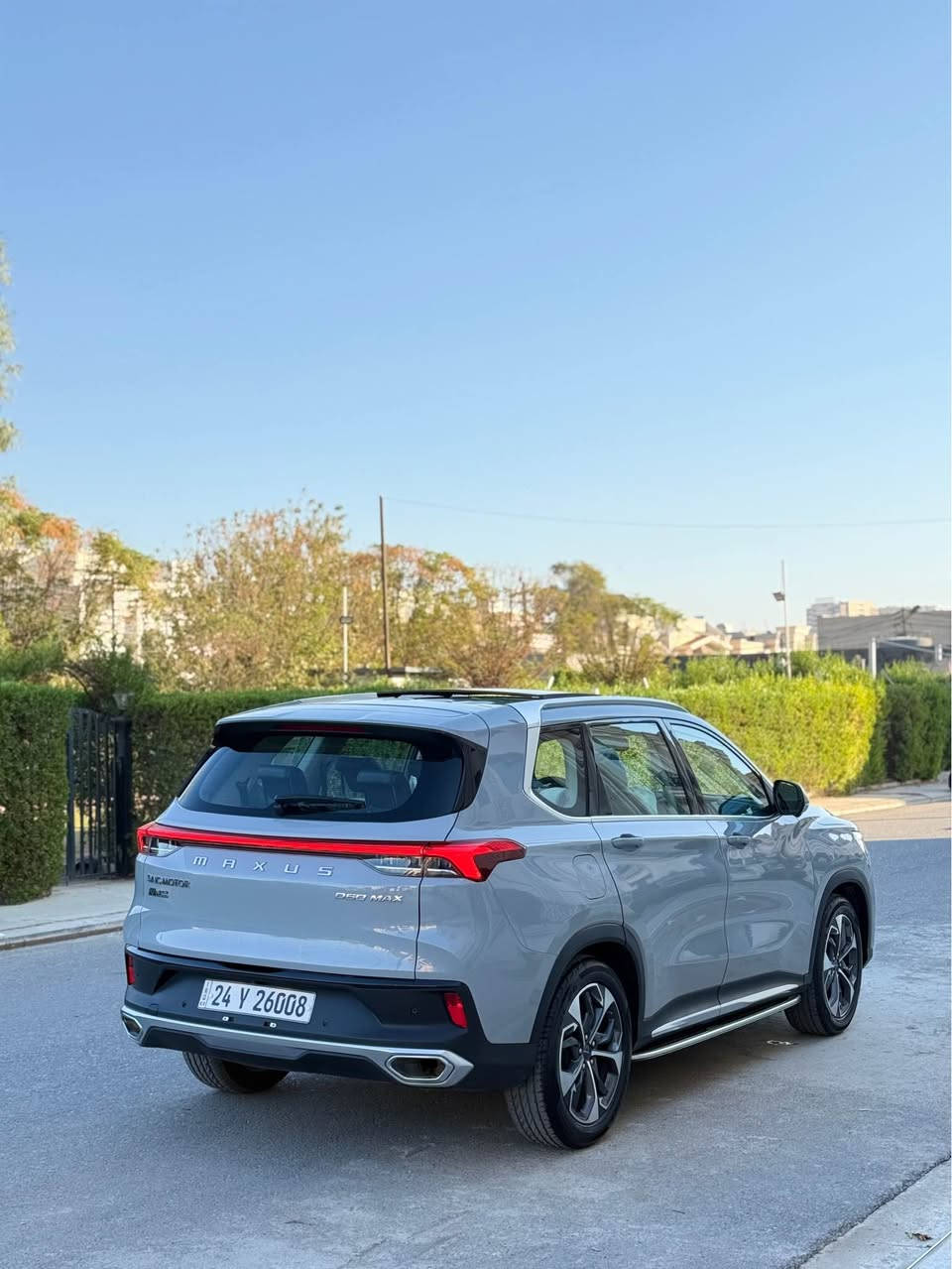 سيارةي  MAXUS  D 60 MAX رةنگ سميتي موديل 2024 فول فول مواسافات VIP
تةنها 9 هةزاركم رويشتي   
سي ريز گوشين واتا 7 نافري 
تبريد سي زؤن واتا تبريد مةركةزي 
پانؤراماي 
بةسمة دوو دةرگا بةسمة 
بينج كاميرا 
شاشة گةورة شاشة لامس 
دوو گوشين كارةبا
گوشين جلد ناو سؤر رةش 
سي مودي ليخورين نورمال يكؤ سبورت 
ويل گةورة ويل كرؤم 
لايتي ليد سي عدسة 
ئوتؤ هؤلد 
بريك بةسمة 
گيج اليكتروني  
سال 10 زةماني شريكة هةية يان 200 هةزار كم مةتر 
هيج هيجي نية دةعامي لو دةعامي بةشةرت 
هةموو شتيك نوي بة ناوي خؤم 
ناوي 37 رةنگي هةية دةشبول دةركا 
گير ماوس 
رادار خاتي جادةي هةية 
تةعديل سورحة هةية 
سندويش شافت كارةبا 
ئوتؤ بارك 
سةياركةي لة هةولير 
رةقم تةلةفون *********** أربيل, العراق
