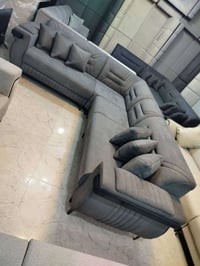 يتؤفر لدينا قنفات حرف L جاهز مكون من 10 مقاعد  7 امتار  بكافة الالوان ...