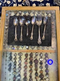 ملاعق فضة على الضمان ١٥٠ غرام للبيع 07775651461