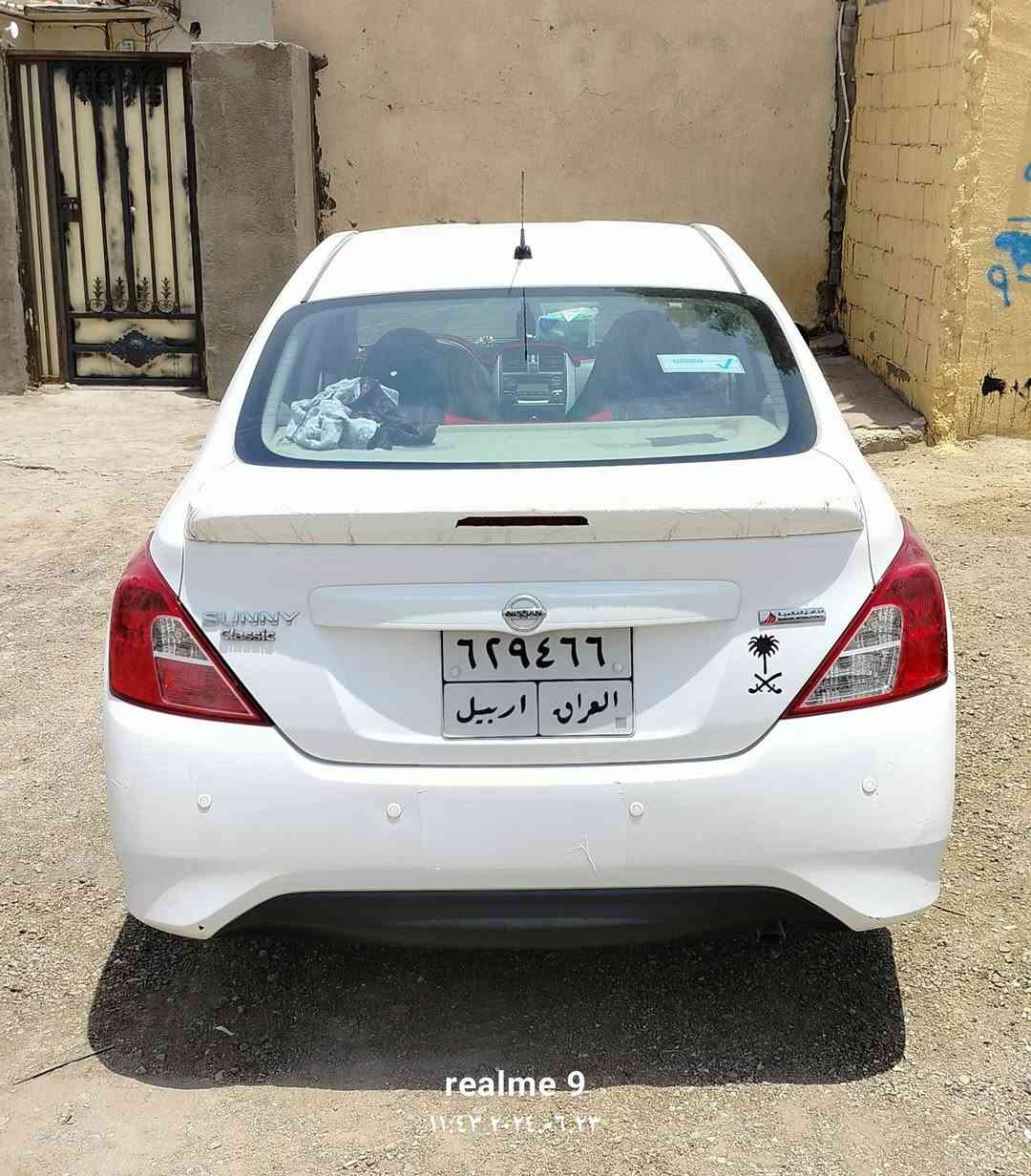 سيارة نيسان صني 2020 رقم اربيل مكفوله بدون ضربة ولا صبغ تخم تاير جديد وكاله باسمي سنويه شهر 2/2026 بعد بيها شهر سعر 105 وبيها مجال مكان البصرة اربع شوارع رقم الهاتف ***********
