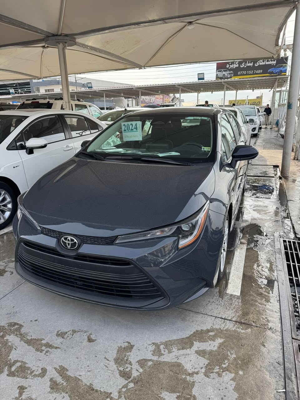 تیۆتا کرۆلا مۆدێل 2024مواسەفات LEشاشە کامێرا برێک بەسمە  ڕادار و ئۆتۆ ستۆپ پێش کەپسە بەس سنووقی بۆیاخە هیچی تری نیە بێ ناو بێ ئێرباگ سعر 157گەڵا کاتی نەشکاوە کەی کڕیت بڕۆ ڕەقەمی کە بێکێشە  
ژمارە تەلەفوون ***********
