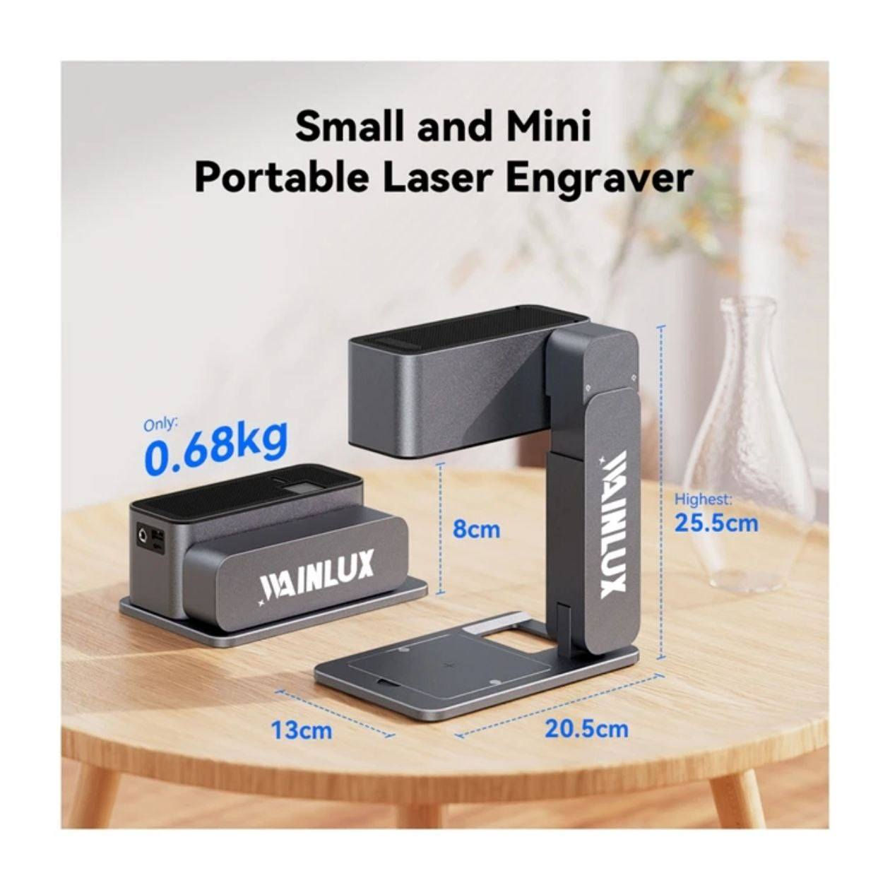 ليزر قوه ١٠ واط اصلي مساحه العمل ٨سم بسعر ٧٠٠ دولار مخصص نقش جلد وبلاستك وخشب والمعادن المصبوغه سريع بسرعه الفايبر ليزر ومحمول ويعمل من تطبيق موبايل او الحاسبه للاستفسار الواتس اب
‏‪0771 079 6172‬‏
