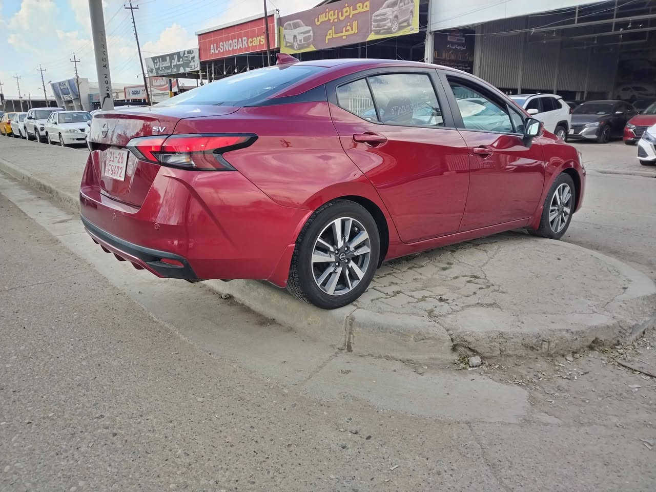 نيسان فيرسا 2024..SV
#العداد38الف_مايل
#السعر117$
#حجم16
كاتي .يترقم شمالي (اربيل_سليمانيه)
مواصفاتSV موضح في الصور 
الضرر جامرلغ خلفي صبغ+ربع قبغ صندوق 
بيها 3قطع صبغ امريكا بدون حاذت 
السياره بدون دواخل .بدون شواصي بدون ايرباك 
صور الحاذت من ضمن المنشور
#مكان_السيارة_كركوك
للاستفسار 
***********
