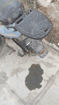 دراجه بيجي مسحوك لكرنك مالته  وهاي غراضه كامله وياهه رقمي ***********
