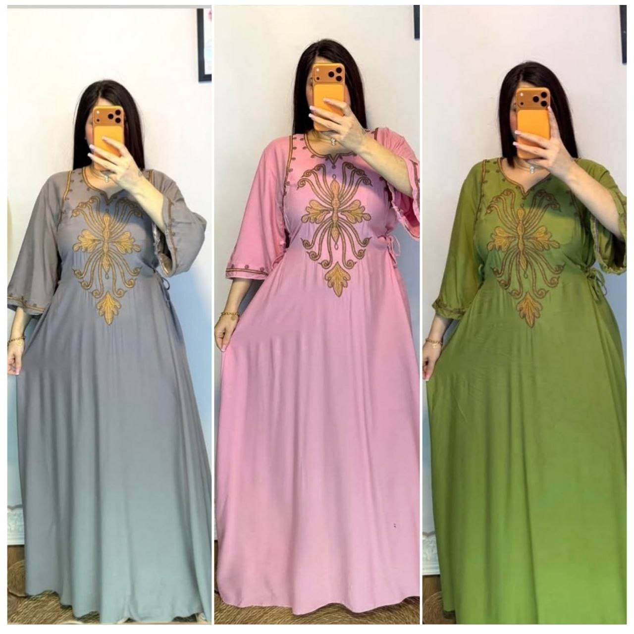 #دشداشه نسائي دبل كلوش تطريز وستراس  😍

الخامه كشمير ايطالي اصلي 

القياسات من 2XL الى 5Xl  

توصيل بغداد 5 لاف 
محافظات 6 لاف 

للحجز والاستفسار خااااااص


**إذا كنت صاحب هذا الإعلان وتريد حذفه لأي سبب، رجاءا أرسل رسالة إلى الدعم الفني**