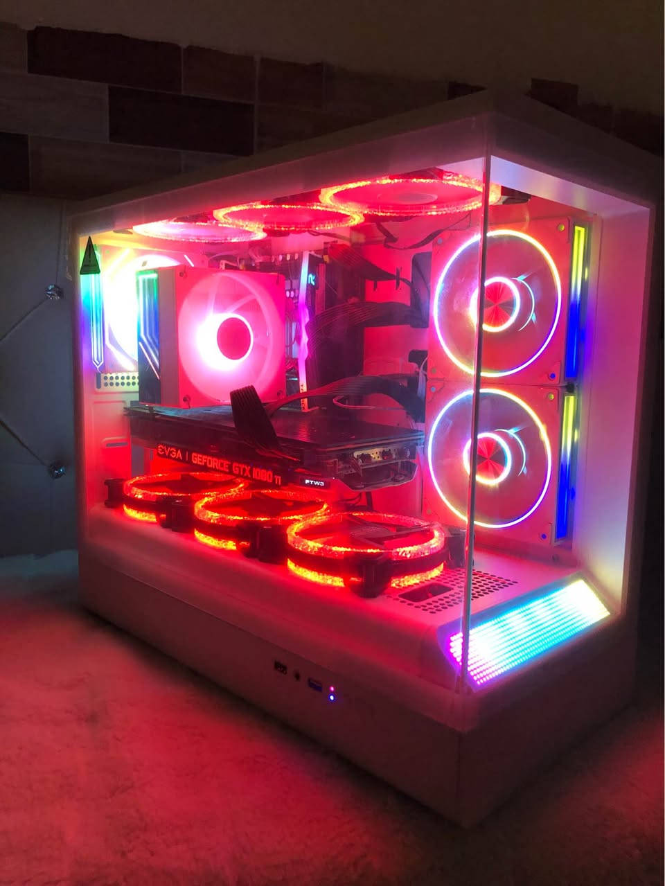 السلام عليكم

لە FPS مەترسە هەموو یاریەک بە 4K دەکەم و هەموو یاریەک سەرو 100 بۆ 120FPS زیاتری داوە لە چیرۆکی  

بەس ماشاءالله ی ئەوێت بەو شەرتە ئەیدەم بە کەسەکە بێت بە دڵی خۆی یاریەکان تاقی بکاتەوە بە دڵی نەبوو نەیبات 

مواسەفاتی

CPU: XION E5 2680 V4 14 CORE 28 THREAD

MB: ZSUS GAMING MOTHERBOARD (NEW)

GPU: GTX 1080TI EVGA FTW3 3 FAN RGB  11 GB 

RAM: DDR4  2*8 16 GB 3200 mhz T-FORCE RGB 

POWER SUPLY: AIGO 650W 80 PLUS BRONZE (NEW)

HARD: SSD 480GB (NEW)

COLER: KF420F-DGT RGB (C) CPU SHOW (NEW) WHITE

2 HAB CONTROLER 1 RGB HAB (NEW) 2 (USED)

نرخی 750 هەزارە سلێمانی السليمانية, العراق


**إذا كنت صاحب هذا الإعلان وتريد حذفه لأي سبب، رجاءا أرسل رسالة إلى الدعم الفني**