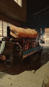 سياره حمل تحويل غراض وعمال هم عندي وهذا رقمي 07729157104