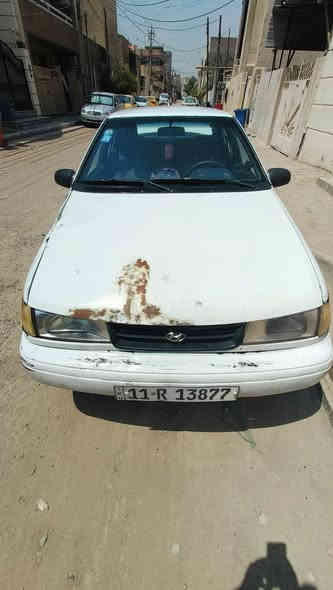 السلام عليكم 
سياره اكسيل موديل 1994 تحويل ثاني يوم 
هزه جديده 
السياره جاهزة من كل النواحي الميكانيكيه
 كير محرك تبريد كفاله 
صدر جديد قبل 3 اشهر نافظه كله 
تايرات البارحه تخم كامل جديد 
كامله مكمله متصرف عليه ربع 
بس الكشر مثل ما موضح 
السعر 5 ملايين وربع وبيه مجال وتدللون 
*********** 
مكاني بالكراده
