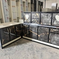 كاونتر متكامل • مرمر 1.20م • توصيل بغداد