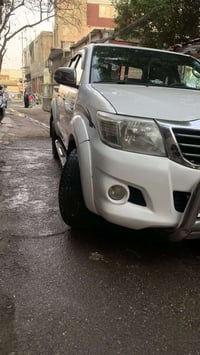 بيكم هايلوكس موديل 2014 سياره نظيفه بشكل مكينه وكير على وضع الشركه لا ...