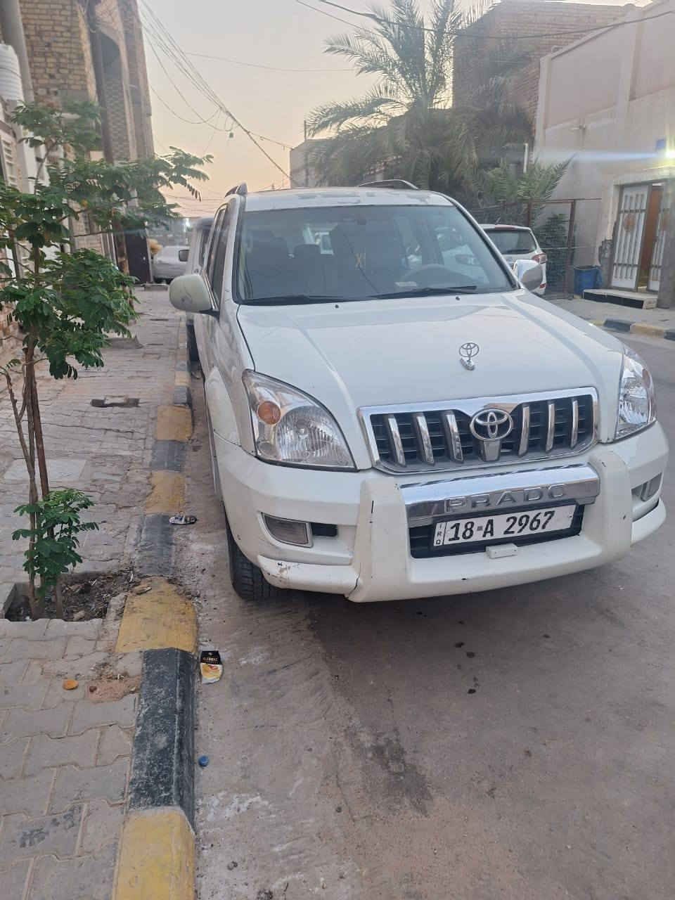 السلام عليكم سياره للبيع النوع برادو مديل 2010 محرك وكير تبريد حداديه جاهزه رقم بابل بسمنه مكان السياره النجف السعر 145 وبيه مجال ***********
