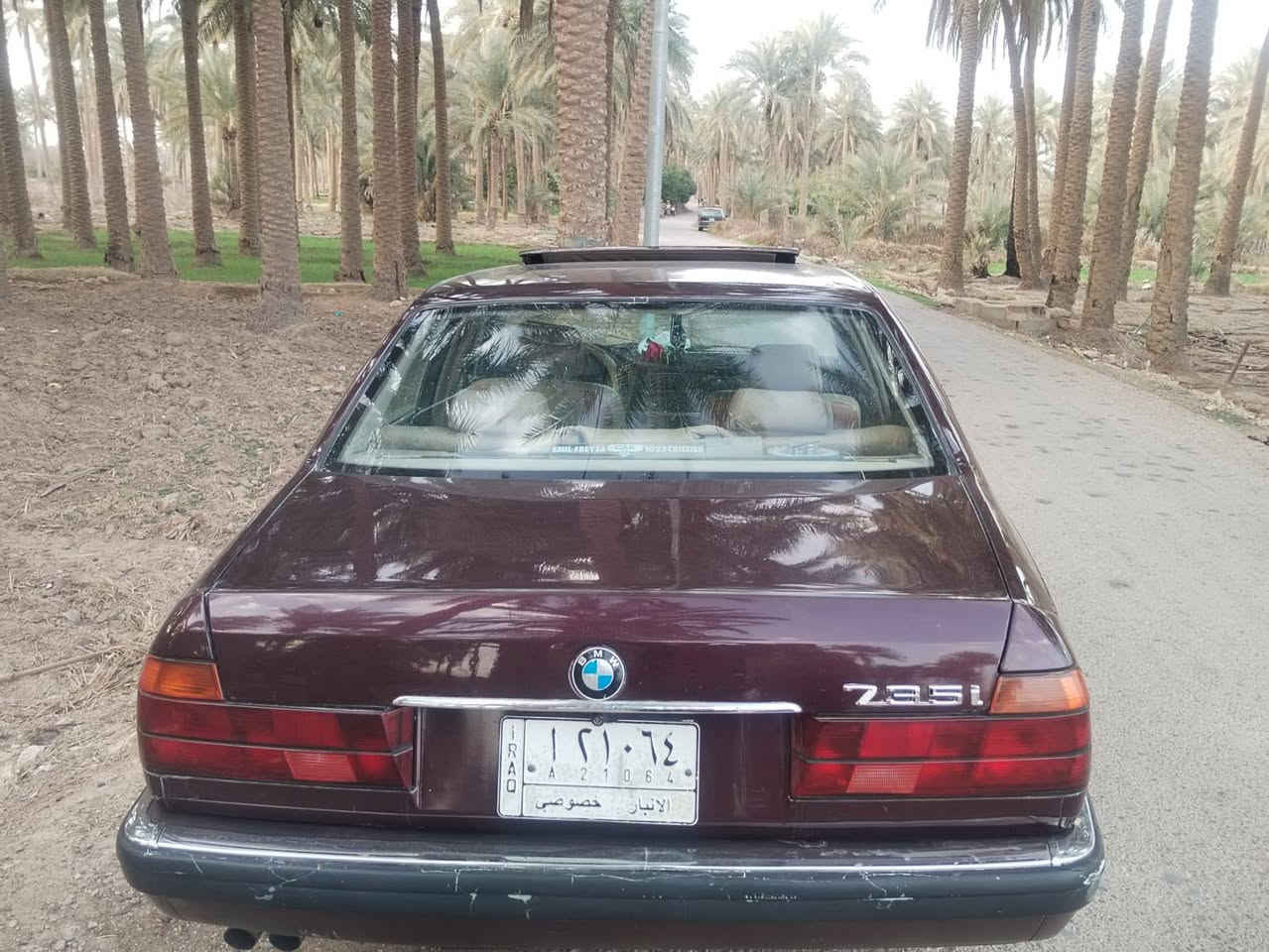 بسم الله وعلى بركه الله
BMW للبيع  
735اصل 
موديل 89 
فول مواصافات 
 كشنات كهرباء
فتحت سقف كهرباء 
مري جانبيه كهرباء
كهربائيات كلها شغاله مابيها  اي نقص 
تايرات 80٪
مكينه كير اكسل شرط 
شواصي مكفوله 
صدر امامي خلفي ٧٥٪
سنويه نافذه ٢٠١٨ 
تحويل مباشر  
 الموقع قضاء حديثه
السعر ٦٥وبيها مجال بسيط 
 
غير متواجد ع لفيس رحمه لوالديكم 
للاتصال ***********
***********
