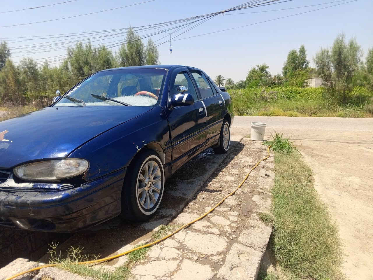 السلام عليكم 
سيارة النترا دمعه لبيع موديل 94 سنويه بسمي كير و مكينه خير من الله سياره جازه من كلشي  السعر. 27$ وبيه جمال لشراي***********
