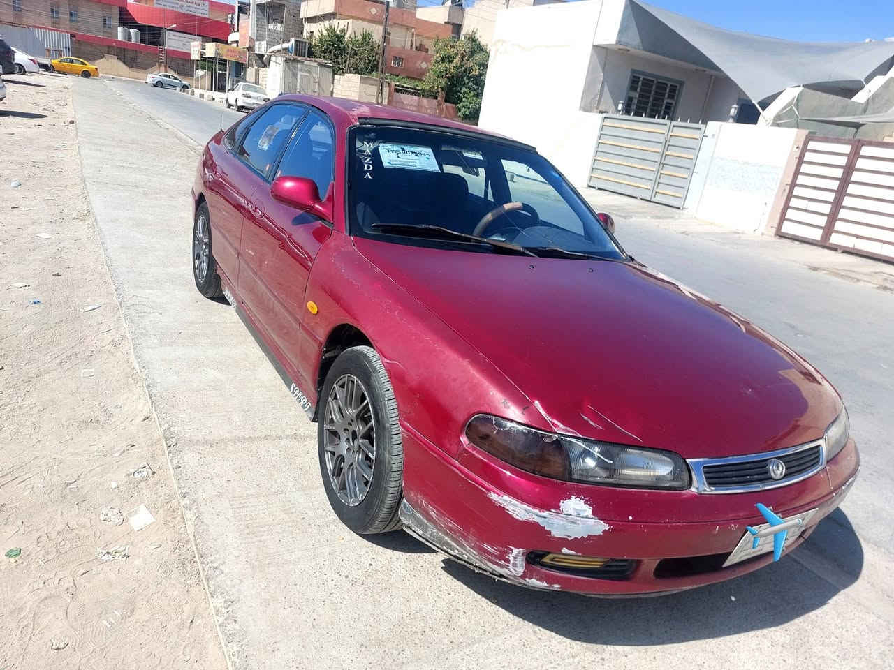 سلام عليكم
مازدا فاصولي للبيع 
موديل 92
تبريد
 شرط تحويل سنوية بسمي للحد 28
كارت بانزين 
سعر 37 بي مجال
اتصل ***********
