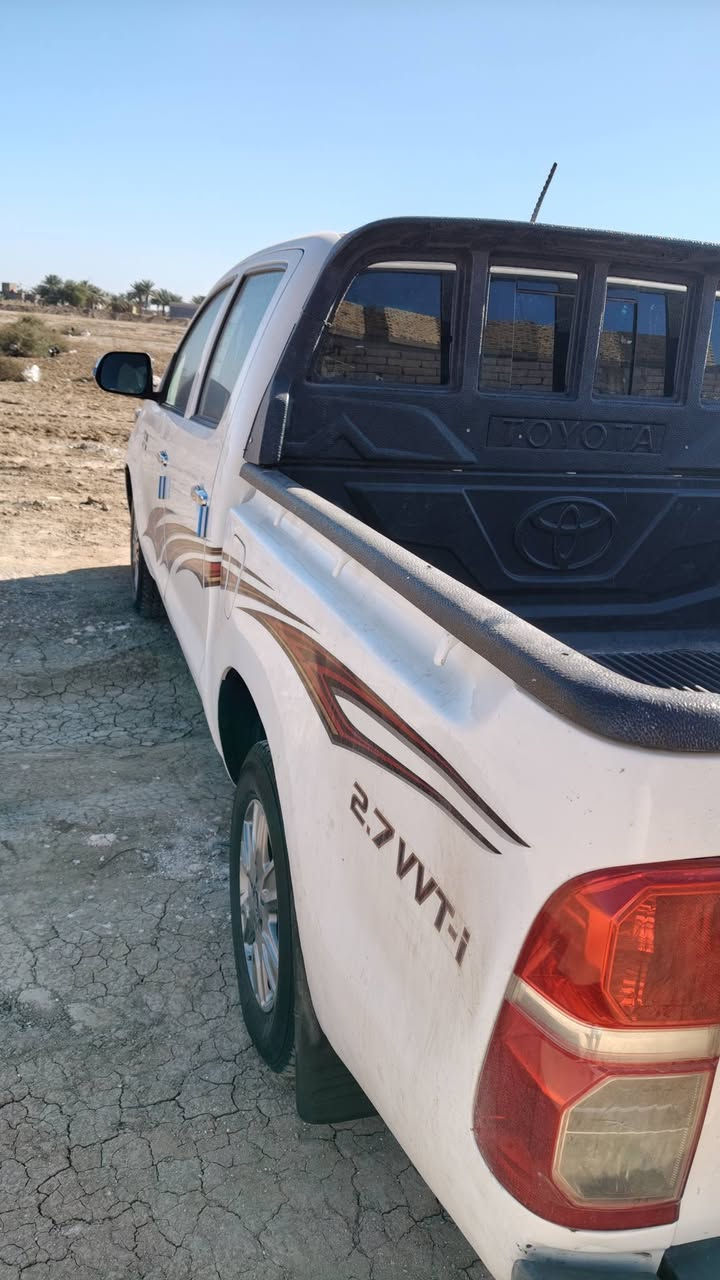 للبيع تيوتاهايلوكس2014رقم بغداد سنويه28اوتوماتيك 
محرك عل شركة شرط لاتنقيص ولابخار مكاني بابل 
السعر190$وبيه مجال للشراي
اللاستفسار***********
