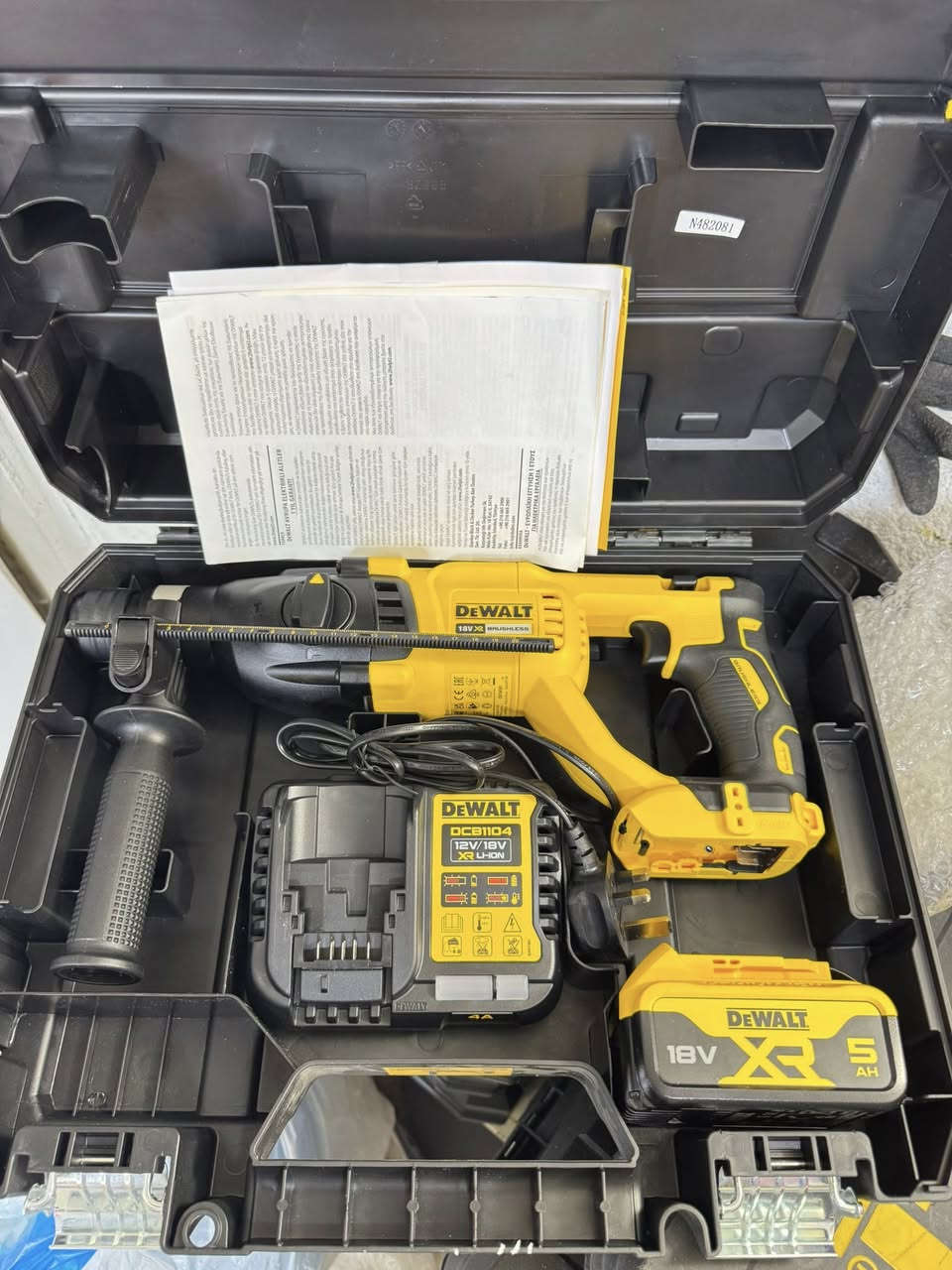 سلام عليكم اخوان
من رخصة الأدمن 
همر ديولت DEWALT اصلي متوفر 
توصيل متوفر 
***********📞واتساب
