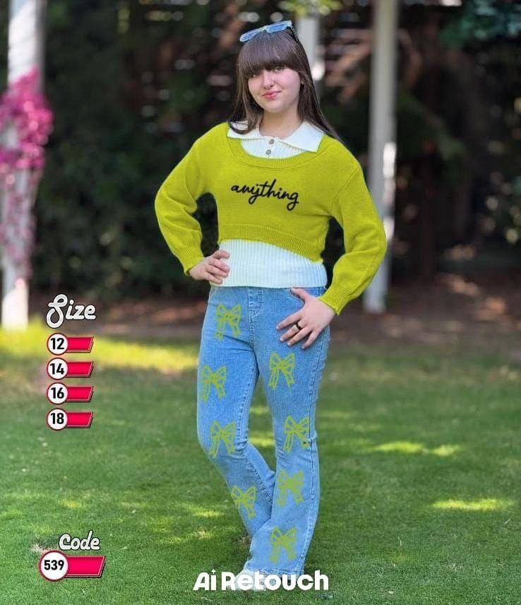 احلي طقم  بناتي خروج 😍♥♥*
 😉💣*

خامه وشكل. وسعر👌🏻👌🏻 بلااااااامنافس💪🏻
متحاااااااولش تقلدناااا😉😜

👈🏻نيجي بقا للخامه
البلوزه قطعتين
عجينه مستورد
والبنطلون جينز رباعيه
ألوان العرض

مقاس 
12/14/16/18
*التلبيس مرتااااااااااح جداا
*السعر ببلاش ببلاش ببلاش هديه
670 جنيه وبس 🧐
الثري اربع قطع شع


**إذا كنت صاحب هذا الإعلان وتريد حذفه لأي سبب، رجاءا أرسل رسالة إلى الدعم الفني**