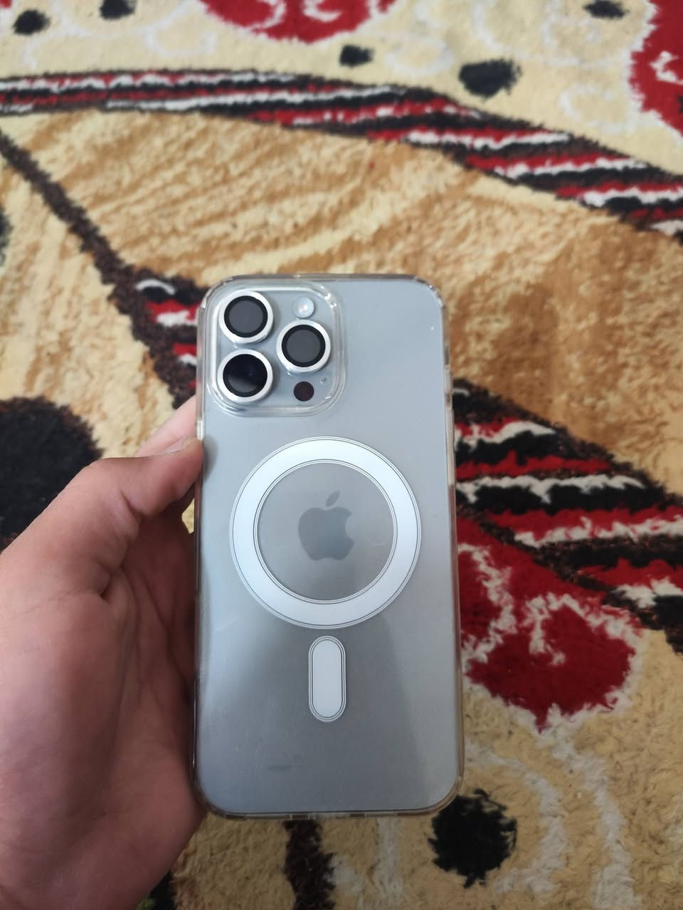 السلام عليكم 
ايفون 16 برو ماكس 256 گيگا شرق اوسط نموذج M ضمان ماستر 
الجهاز مشتريه بالكارتون وعلى ايدي نظافة 100% بطارية 100 الجهاز كارتونته موجودة وملحقاته كاملة 
السعر 1.550.000 وبي مجال بسيط


**إذا كنت صاحب هذا الإعلان وتريد حذفه لأي سبب، رجاءا أرسل رسالة إلى الدعم الفني**