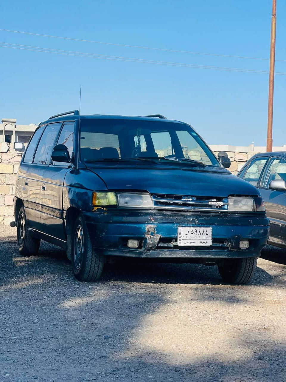 يد مازدا ام بي في 7راكب موديل 1992رقكم كركوك سنويه جديد بطاقه بانزين بي محرك وكير بطه تبريد قطعتين شغال السعر 40او بي مجال مكان كركوك ***********
