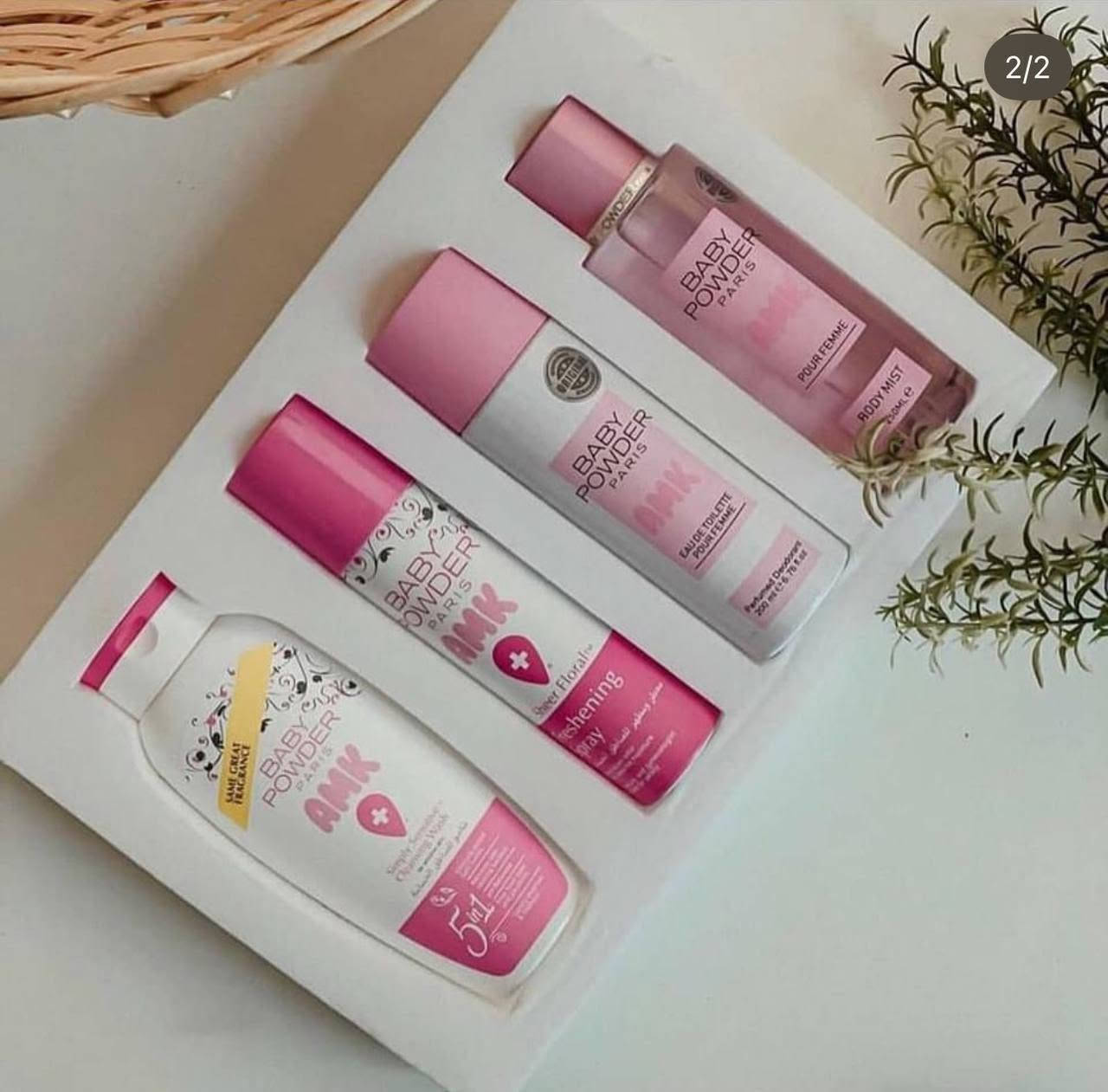 #بكج_بيبي_باودر_التركي 
BABY POWDER  PARIS AMK
⚪بكج بيبي باودر باريس 🌸

سبلاش للجسم 🩷
معطر للجسم ❤️
معطر مطهر للمناطق الحساسه 💜
غسول للمناطق الحساسه❤️‍🔥

السعر 23 الف فقط + التوصيل مجاناً+ هدية من اختيارنا تليق بيكم💕✨


**إذا كنت صاحب هذا الإعلان وتريد حذفه لأي سبب، رجاءا أرسل رسالة إلى الدعم الفني**