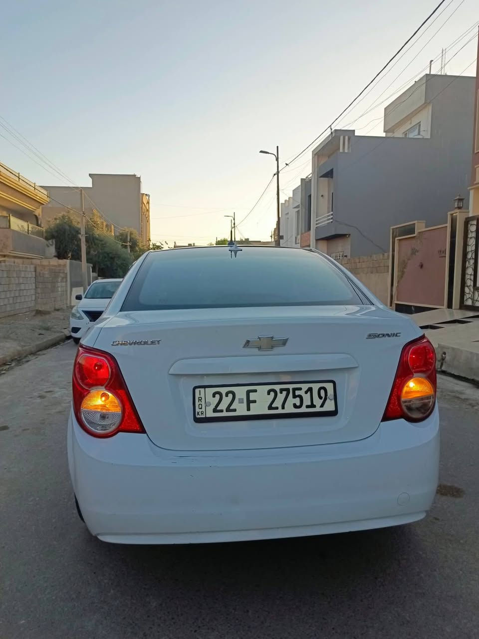 شوفرليت سونيك موديل 2014 صبغ فقط شبر يم قبق بانزين مكينه وكير شرط جامات كهرب قفل مركزي تحكم استيرن طخم تاير جديد +طخم السياره جديد باتري جديد سياره كامل مكمل شرط الوكاله والتحويل رقم جديد اربيل هزه جديده السعر 73 وبيها مجال للطيبين للتواصل ***********
