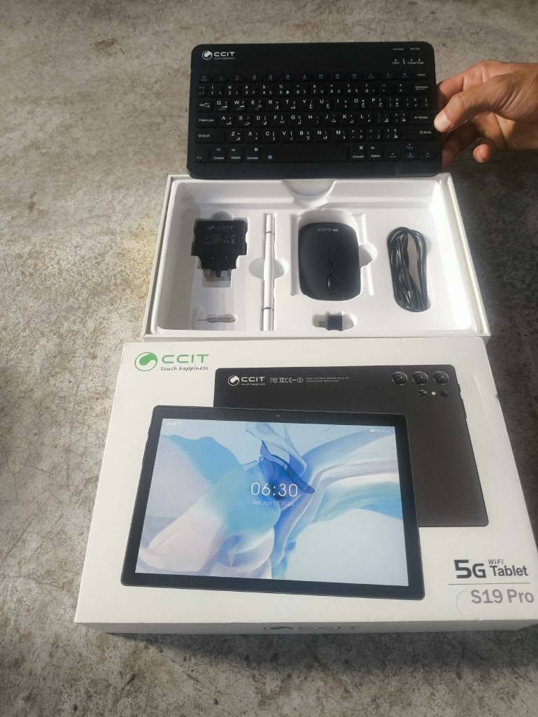 تابلت S19PRO/5G
للبيع السعر 150قفل الاتصال على هاذه
 الرقم      *********** 
العنوان كركوك .   حويجه
